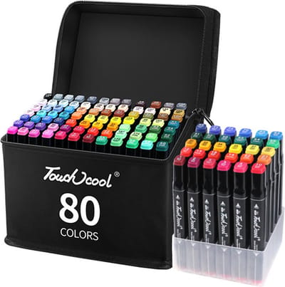 Stiften - Twinmarkers - Dual Tip Markers - Markeerstiften Alcohol - 80 Stuks