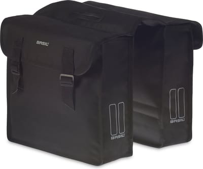 Basil Mara Dubbele fietstas - Zwart - 26 Liter