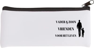 Akyol - vader en zoon vrienden voor het leven Etui - Vriend - vader/zoon - vader cadeautjes - vaderdag - verjaardag - geschenk - kado - vader artikelen - zoon artikelen - zoon verjaardag - 20 bij 9 cm