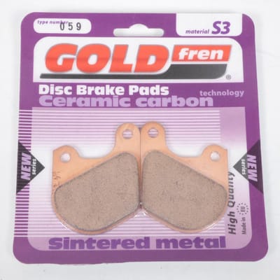 goud fren remblok voor harley davidson 1340 fxrs super glide ll 1982 tot 1983 avg/avd nieuw