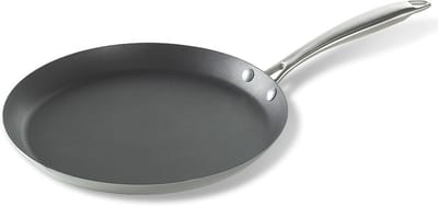 Traditionele Franse Stalen Crêpepan 25,4 cm - Voor Perfect Gebakken Crêpes
