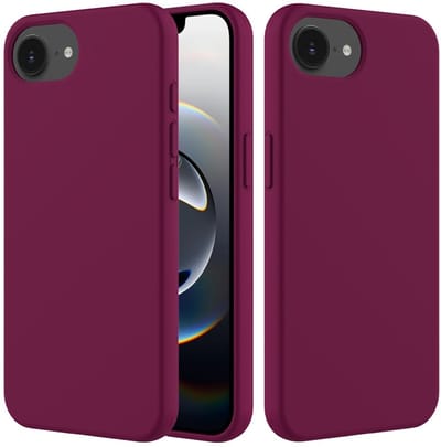 Coverup Hoesje - Geschikt voor iPhone 16e / 17e Hoesje - Coverup Liquid Colour Back Cover - Wine Red