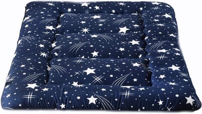 Draagbare Matras - Reismatras Tatami - Comfortabel Slapen - 10cm Dikke Vulling - 120 x 200 cm - Wit