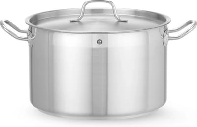 HENDI Kookpan middel – met deksel – sandwichbodem – inductiegeschikt – 4L – ⌀200mm