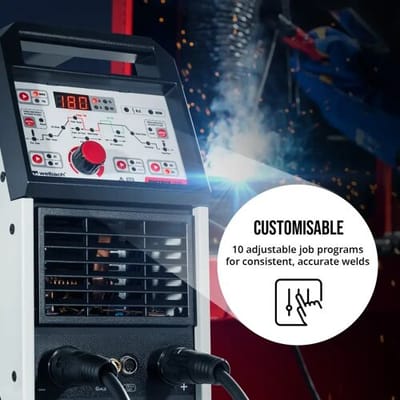 Stamos ALU-lasapparaat - TIG AC/DC - 200 A - digitaal - 230 V - Puls 10020164
