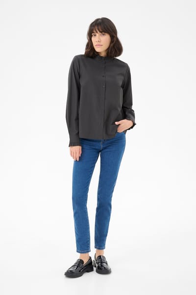 Overhemd met lang mouwen Regular fit Black Oyster