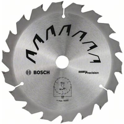 Bosch Accessories Precision 2609256D62 Hardmetaal-cirkelzaagblad 150 x 16 mm Aantal tanden: 18 1 stuk(s)