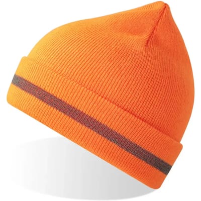 Atlantis Headwear - Workout Beanie Recycled - Orange Fluo - One Size