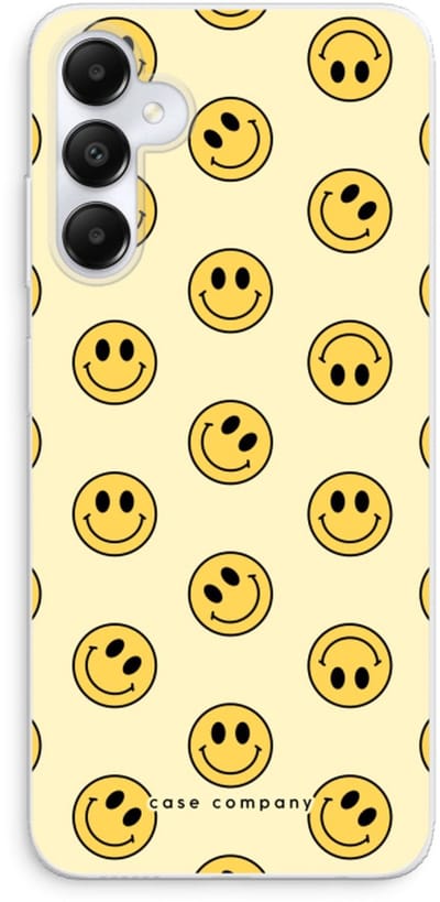 Case Company® - Hoesje geschikt voor Samsung Galaxy A05s hoesje - Smiley N°2 - Soft Cover Telefoonhoesje - Bescherming aan alle Kanten en Schermrand