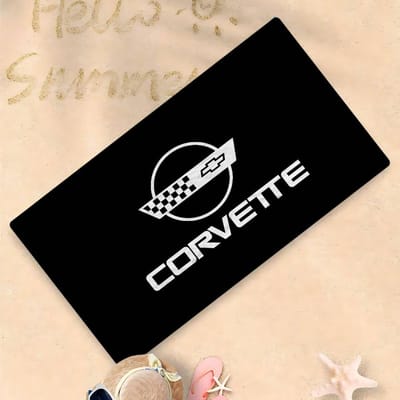 C-Corvettes Anime Strand Zwemhanddoek Zacht Absorberend Wasdoek Kindercadeaus Voor Kinderen Reizen Kamperen Sportschool W30*H60(CM)