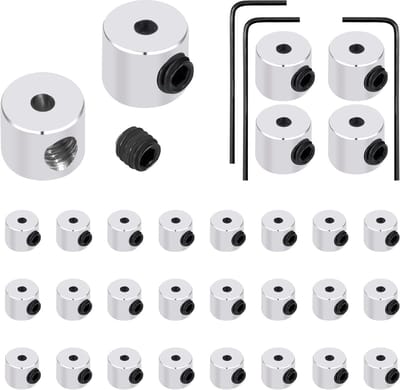 Pin Keeper metalen pin rug reserve sluitpennen pin back lock met moersleutel voor spelden sieraden broche naambordje 6 x 5 mm 30 stuks
