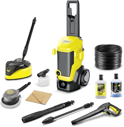 K 7 WCM Car & Home BB Hogedrukreiniger - Watergekoeld - 180 Bar - 60m²/u - 600 l/u - 3000W - Geschikt voor o.a. Auto - Terras - Fietsen - Motoren - Tuinset