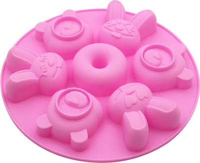 ProductGoods - Siliconen Chocoladevorm Dieren Divers - Fondant Bonbonvorm - Ijsblokjesvorm