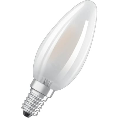 OSRAM LED lamp kaars mat E14 4W 827 4-pack