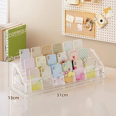 Acryl Multi-Laags Opberg Displayrek Nagellak Nagellak Cosmetica Displayrek 3 Lagen En 7 Lagen Zijn Optioneel beige