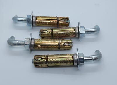 KEILBOUT MET SCHROEFDUIM M8 - 4 STUKS - BOORMAAT 14 MM - KEILBOUT / KEILDUIM