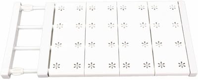 Uitbreidbaar Tension Shelf voor Kast - Verstelbare Opbergplank, DIY Scheidingswanden en Organizer voor Kasten en Garderobes (38-60cm)