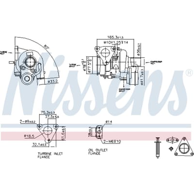 Supercharger, drukvulling NISSENS 93262