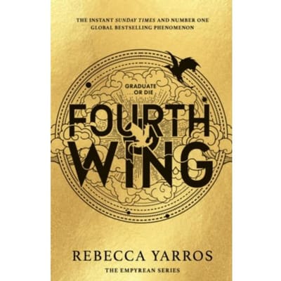 Fourth Wing door Rebecca Yarros Hardback Boek 9780349436999