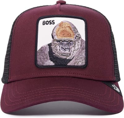 Goorin Bros. The Boss Trucker cap - Burgundy