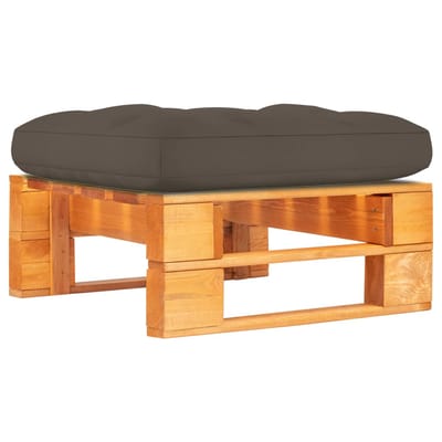 vidaXL - Tuinhocker - pallet - honingbruin - geïmpregneerd - grenenhout
