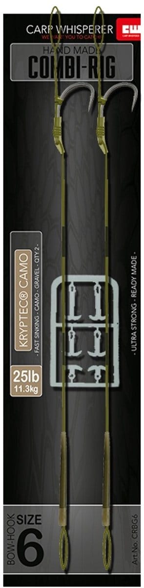 Carp Whisperer - Combi rig - Haak maat: 8 - 2 stuks - Weed