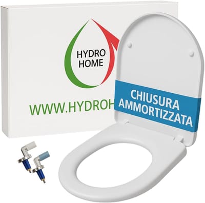 Toiletbril - WC-bril - Badkamer vernieuwen - Verstelbare montage - 40-455 cm - Wit