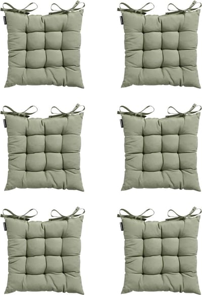 Madison - Zitkussen - Universeel - 6 stuks - 46 x 46 cm - Panama Sage