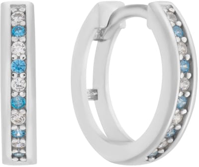 Glow 107.3103.00 Kinder Oorbellen - Oorringen - Sieraad - Voor Kinderen - Zilver - 925 Zilver - 12 mm lang