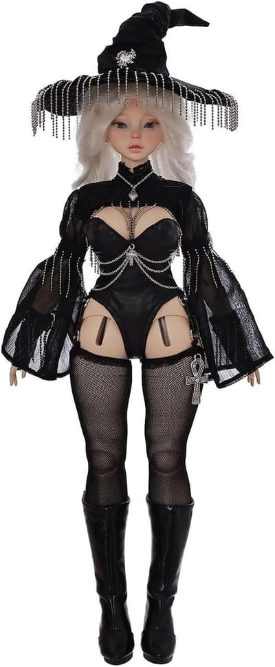 Lilith 1/4 Bjd Doll Halloween Witch Demon Style Resin Toy