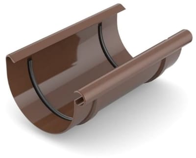 Dakgoot Verbindingsstuk Bruin System 100