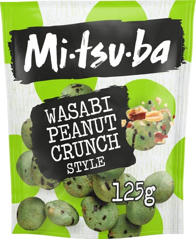 Mitsuba – Wasabi Peanut Crunch – Nootjes – Snacks - Box of 6 x 125 gram