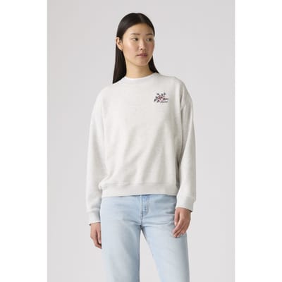 Levi's Gr Everyday Crew Crew Vicki Floral Bw Em Größe: S | Longsleeves Outlet | Damen