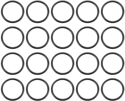 20 Stuks Nitril Rubber O-Ringen - 19mm Buitendiameter, 15mm Binnendiameter, 2mm Breedte voor Lekkagepreventie en Onderhoud in Sanitair en Auto Reparatie