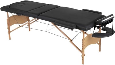 Inklapbare Mobiele Massagestoel - Hoogte Verstelbaar, 3 Zones, Perfect voor Fysiotherapie en Wellness