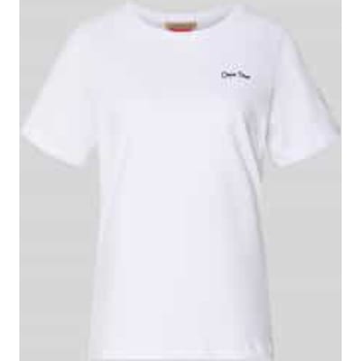 T-shirt met Statementprint en ronde hals