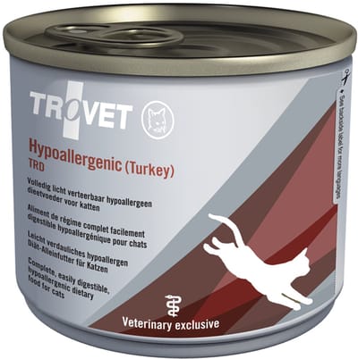 Trovet - TRD Hypoallergenic Kattenvoer Nat Kalkoen - 6 x 200 gr