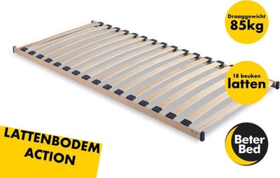 Beter Bed Action Lattenbodem - Hout - 90x200cm