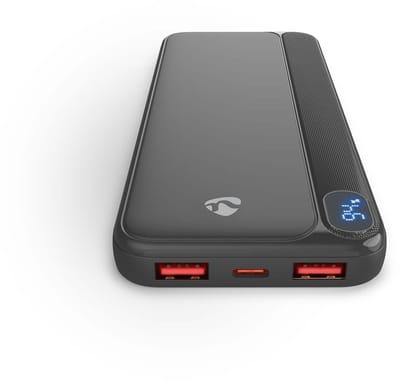 Nedis Powerbank - 10000 mAh - 20 W Snellader - USB-C / USB-A - iPhone - Noodpakket