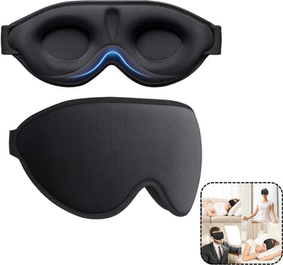 CLVP® Oogmasker Slaap - Slaapmasker Vrouwen & Mannen - Extra Zacht