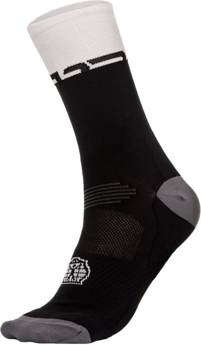 BIORACER SUMMER SOCKS BLACK ZWART/WIT MAAT M= 39/41