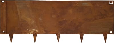 ZG-Edge Borderrand Cortenstaal 106x40 cm - 5 stuks - Kantopsluiting