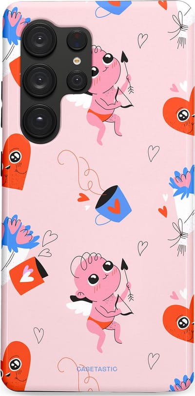 Casetastic Hoesje Geschikt voor Samsung S25 Ultra - Stijlvolle Beschermende Duo-layer Case - Cupido's Keuze