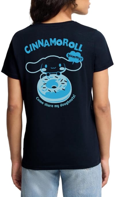 Cinnamoroll Come Share My Doughnuts! Premium T Shirt Dames