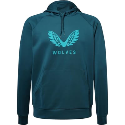 Castore Hoodie voor heren met wolvenmotief (Baai Groen)