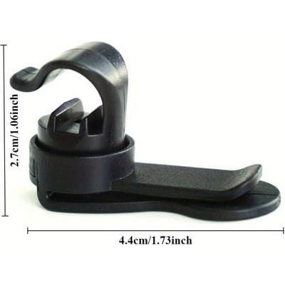 1 pièce Clip pour tuyau d'hydratation de sac à dos de randonnée Doté d'un support magnétique rotatif et d'un clip pour tube de poche à eau noir