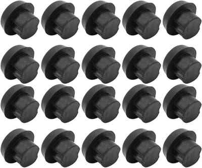 20 Stuks Billiard Cue Ondersteuning Rubber Plug - Billiard Cue Bescherming, Eindkap en Bumper voor Biljartstokken