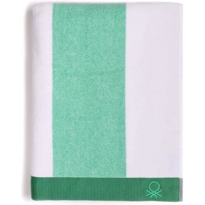 Strandlaken - CASA BENETTON - 90x160 cm - 450 g/m2 - 100% katoen - Groen groen