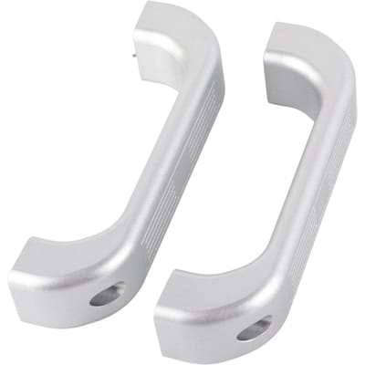 Garniture de poignée de porte intérieure en alliage d'aluminium chromé pour Land Rover Defender 110 90 2007 ?2016
