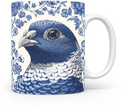 Mok Patrijs Beker voor koffie of tas voor thee, cadeau voor dierenliefhebbers, moeder, vader, collega, vriend, vriendin, kantoor, opa, oma, hond, kerst, sinterklaas, verjaardag
